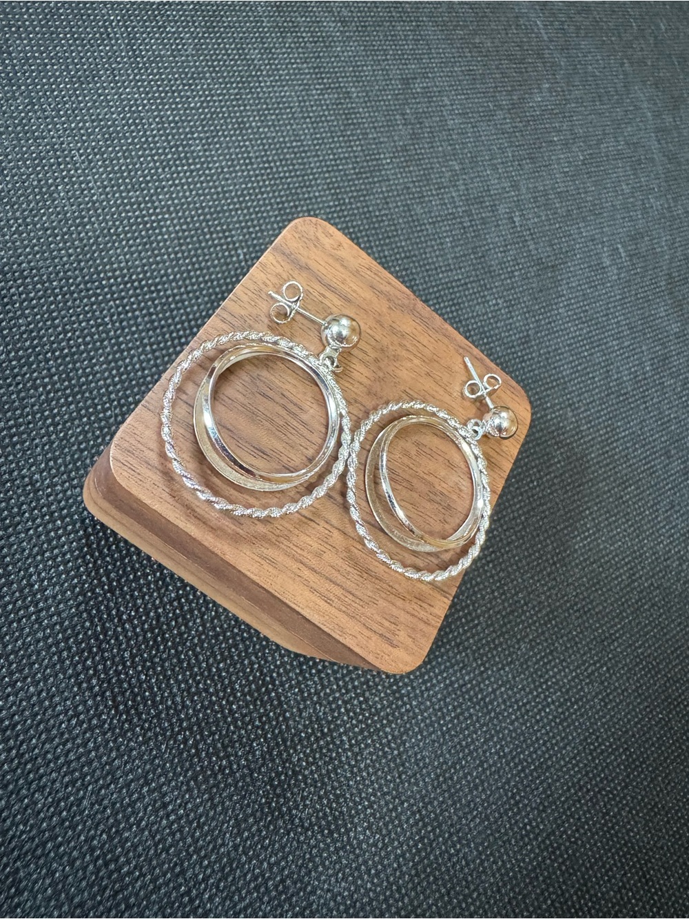 Silver Hoop Earrings